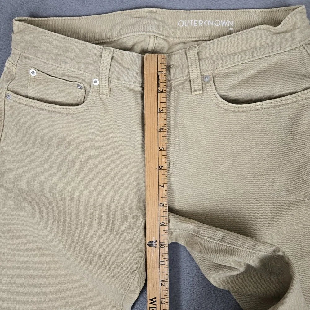 Outerknown SEA Jeans Mens 30x32 Tan Drifter Tapered Fit 5 Pocket Preppy‎ Classic